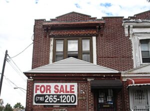 A brick house for sale used in investment